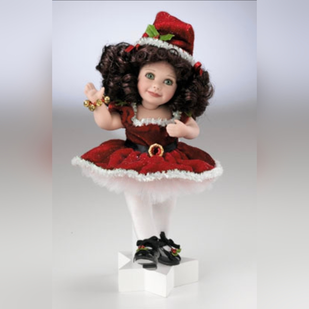 Marie Osmond Here Comes Santa Tiny Dancer Tiny Tot Porcelain